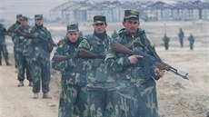 Výcvik afghánské armády (Ilustraní foto).
