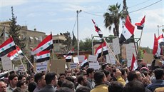 Demonstrace v Damaku (ilustraní foto)