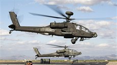 Helikoptéry singapurského letectva AH-64 Apache.