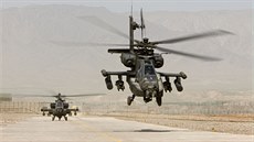 Vrtulníky AH-64 Apache nizozemského letectva v Afghánistánu