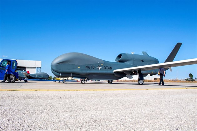 Dron Global Hawk. Ilustraní foto.