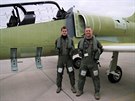 Testování letounu L-39NG v Maďarsku