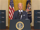 Americk prezident Joe Biden na Mnichovsk bezpenostn konferenci 19.2.2021.