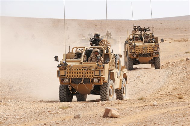 Supacat „Jackal“ britských jednotek v Afghánistánu