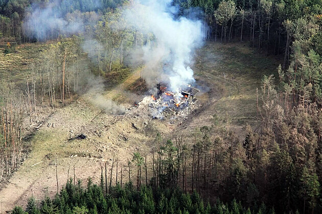 Výbuch muničního skladu ve Vrběticích v roce 2014