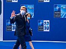 Francouzsk prezident Emmanuel Macron na summitu NATO 2021 v Bruselu