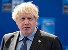 Britsk premir Boris Johnson na summitu NATO 2021 v Bruselu