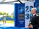 Litevsk prezident Gitanas Nausda na summitu NATO 2021 v Bruselu