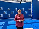 Nmeck kanclka Angela Merkel na summitu NATO 2021 v Bruselu