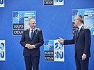Slovinsk premir Janez Jana na summitu NATO 2021 v Bruselu