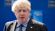 Britský premiér Boris Johnson na summitu NATO 2021 v Bruselu