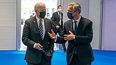 Americký prezident Joe Biden na summitu NATO 2021 v Bruselu