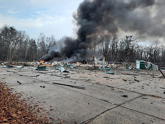 Ilustraní snímek. Ruský útok na Ukrajinu. 