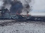 Sestelený letoun Su-25 ruského letectva