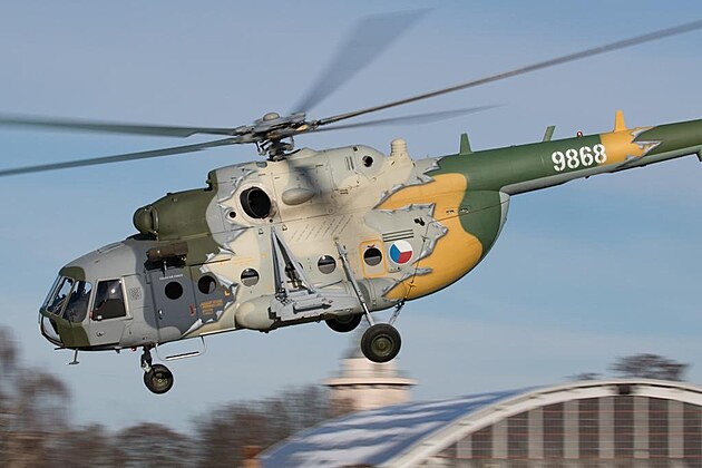 Nová výroční kamufláž vrtulníku Mi-171Š české armády