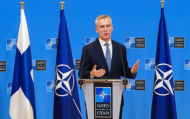 Vstup Finska do NATO. Generální tajemník NATO Jens Stoltgenberg.