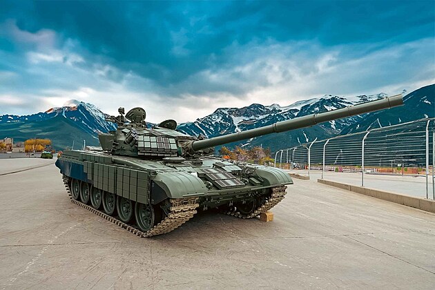 Modernizovaný tank T-72EA z dílen Excalibur Army