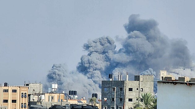 Izraelské údery na Gazu. (8. íjna 2023)