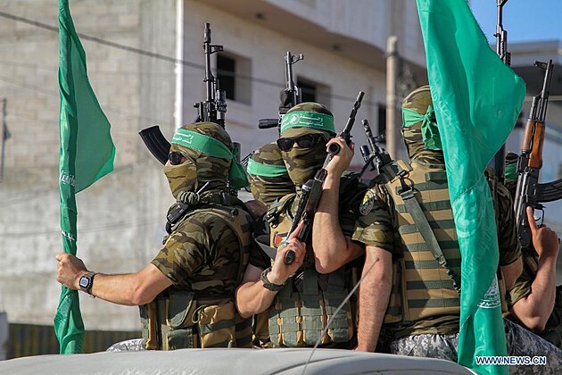 Ozbrojenci Hamásu v pásmu Gazy