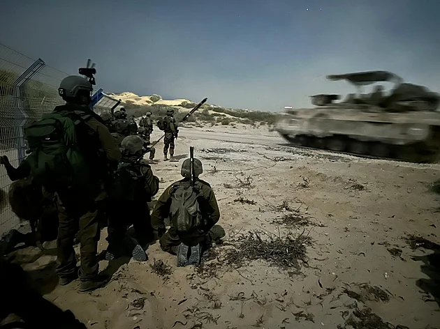Postup izraelských sil do pásma Gazy (30. října 2023)