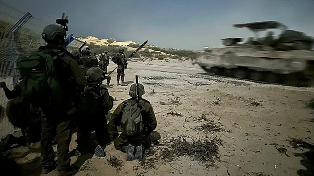 Postup izraelskch sil do psma Gazy (30. jna 2023)