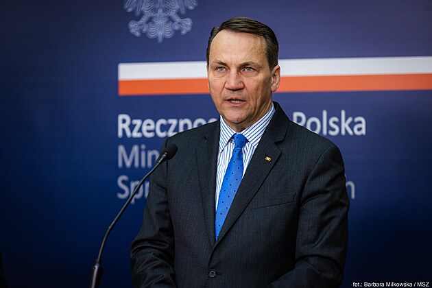 Polský ministr zahranií Radoslaw Sikorski