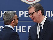 Srbský prezident Alexandar Vui