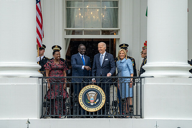 Keský prezident William Ruto na návtv v Bílém dom