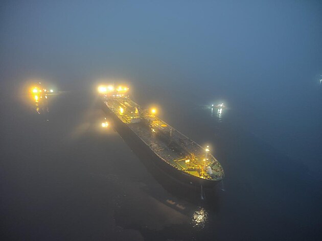 Ropný tanker Eagle S v Baltském moi
