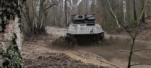 Obrnnec AMV XP 8x8 finského výrobce Patria