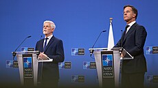 Prezident Petr Pavel a éf NATO Mark Rutte