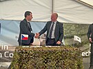 Podpis dohody mezi Thales a VOP CZ o strategické spolupráci na výrob� vozidel...