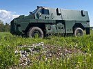 Vozidlo Bushmaster na testovacím polygonu VOP CZ v �enov� u Nového Ji�ína (19....