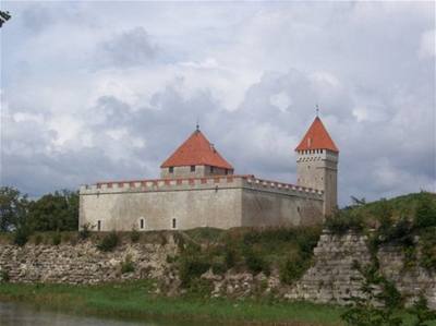 Estonsko - Kuressaare, hrad na ostrov Saaremaa
