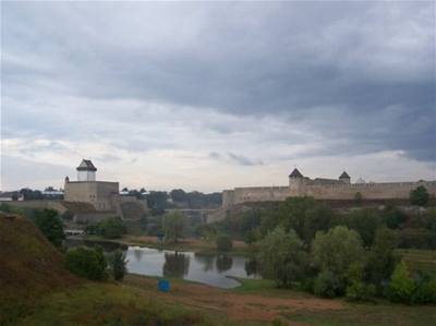 Estonsko - Narva a Ivangorod