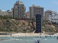 Pláž s výtahem