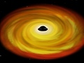 Akreční disk u černé díry