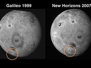 New Horizons - zmny na Io