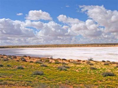 vehla-Austrlie Pilbara jezero