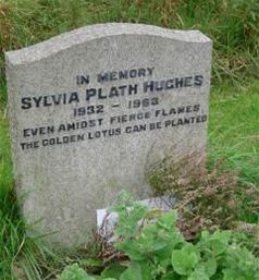 Sylvia Plath, n�hrobn� k�men