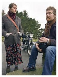 guy and girl in car park