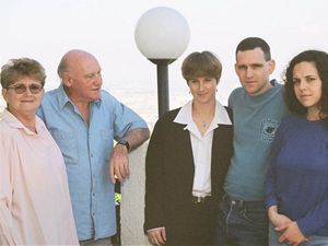 Kurt Lanzer se svojí rodinou