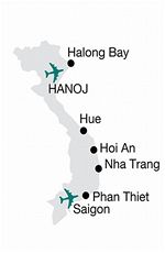 Vietnam mapa