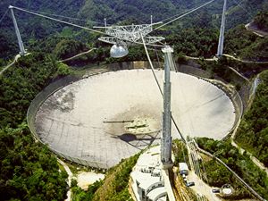 Radioteleskop v Arecibu