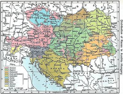 6. A o tom, kde žili Slováci v Uhersku svědčí mapa R-U 