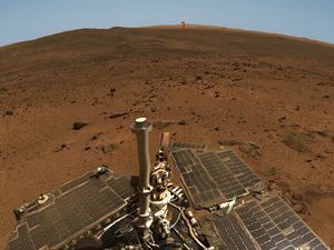 Na povrchu Marsu v programu Stellarium