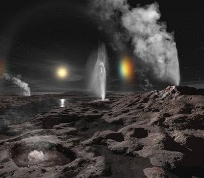Pedpokldan kryovulkanismus na trpasli planet Pluto