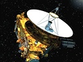 New Horizons pi prletu kolem Pluta (kresba)
