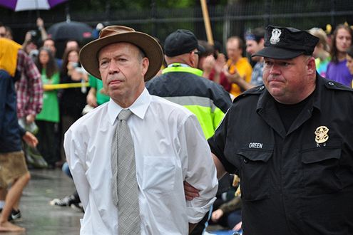 James Hansen arrested