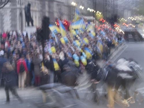 Ukrajinsk demonstrace